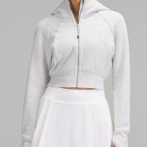 Lululemon Scuba Full-Zip Cropped Hoodie